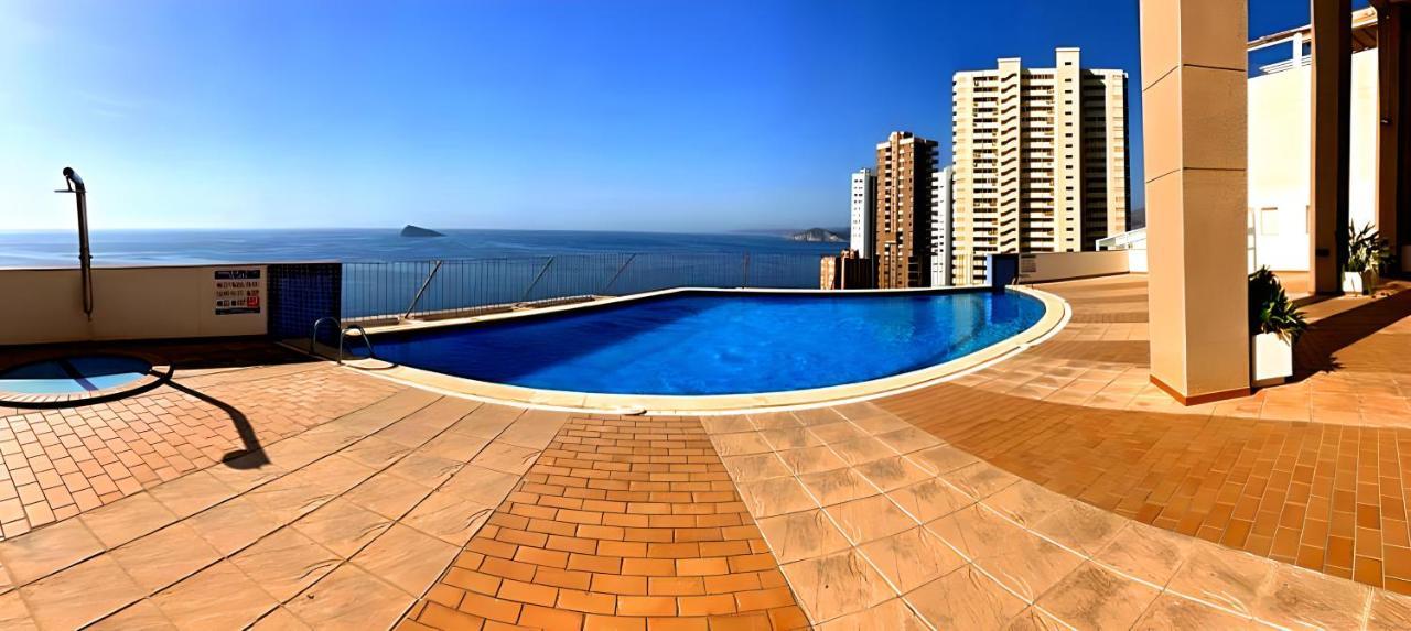 Spectacular Sea Views 2 Bedrooms In Villa Marina Benidorm Exterior foto